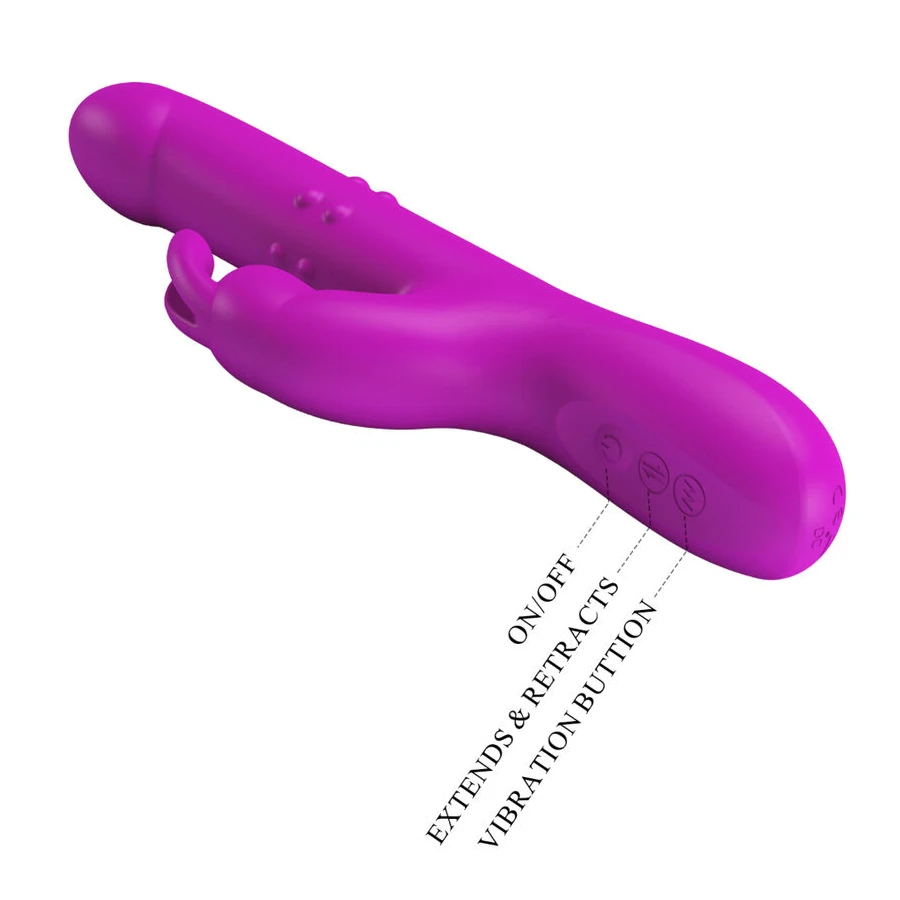 PRETTY LOVE - REESE VIBRATOR MIT LILA ROTATION